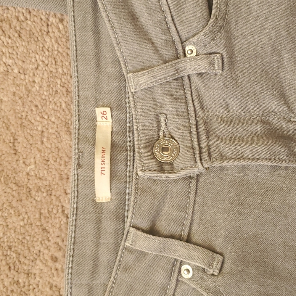 Levis jeans 711 skinny - light grey